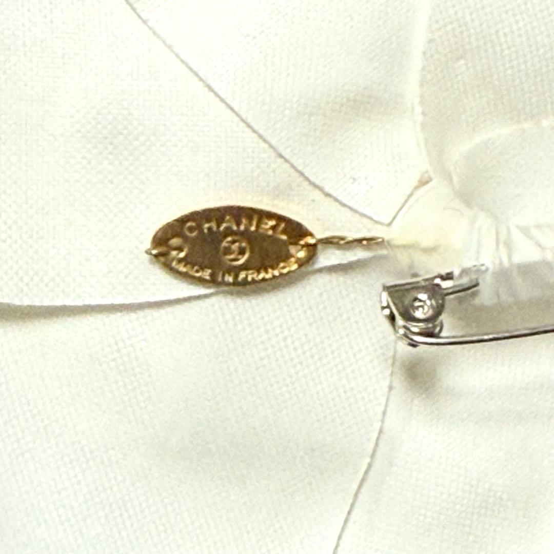 ★極美品★CHANEL★シャネル★カメリア★ホワイト★ヴィンテージ