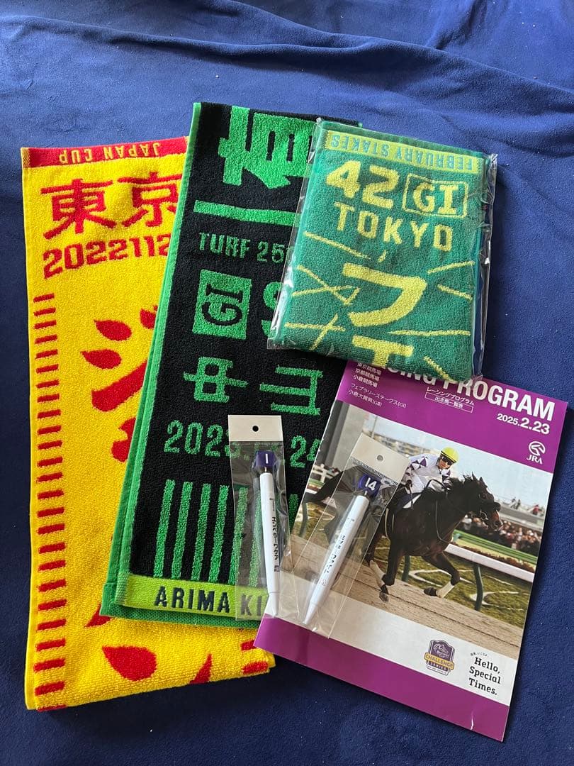 G1タオル、ボールペンセット　レーシングプログラム
