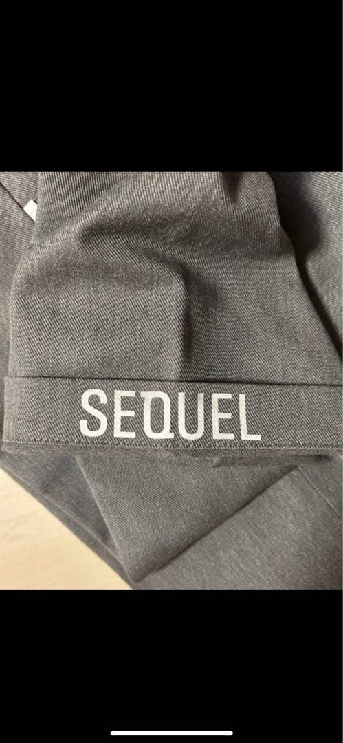 SEQUEL シークエル チノパンツ TYPE-F 裾ロゴ S