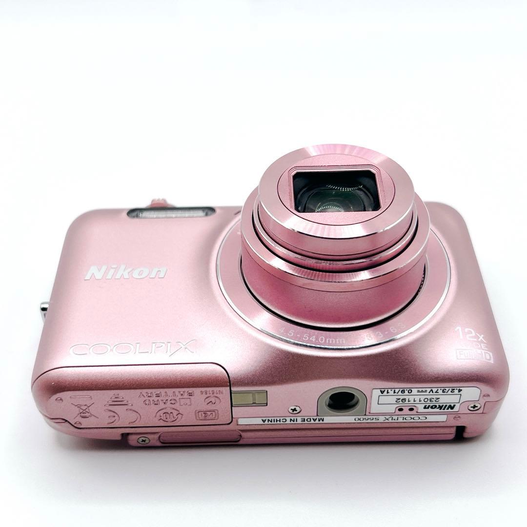 【極美品】Nikon ニコン COOLPIX S6600 シルキーピンク