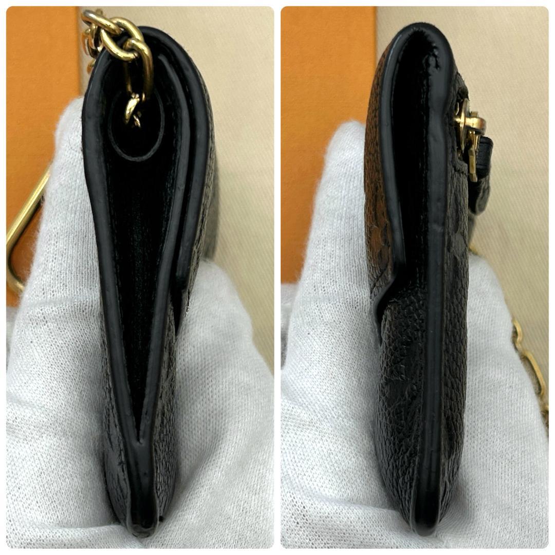 ★美品★　ルイヴィトン　アンプラント　ポシェットクレ　ブラック　ケース