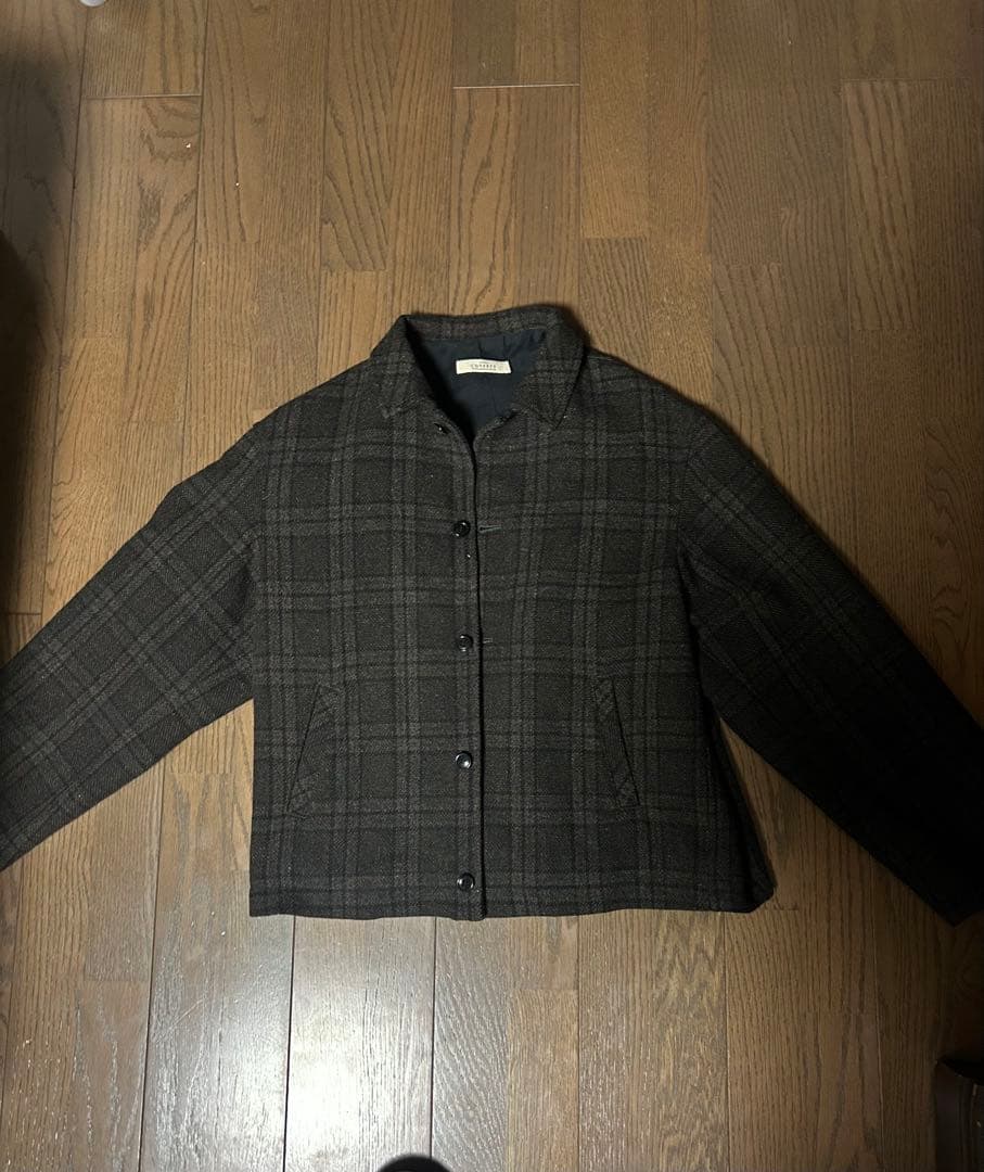 nest robe CONFECT ウールチェックショートブルゾン