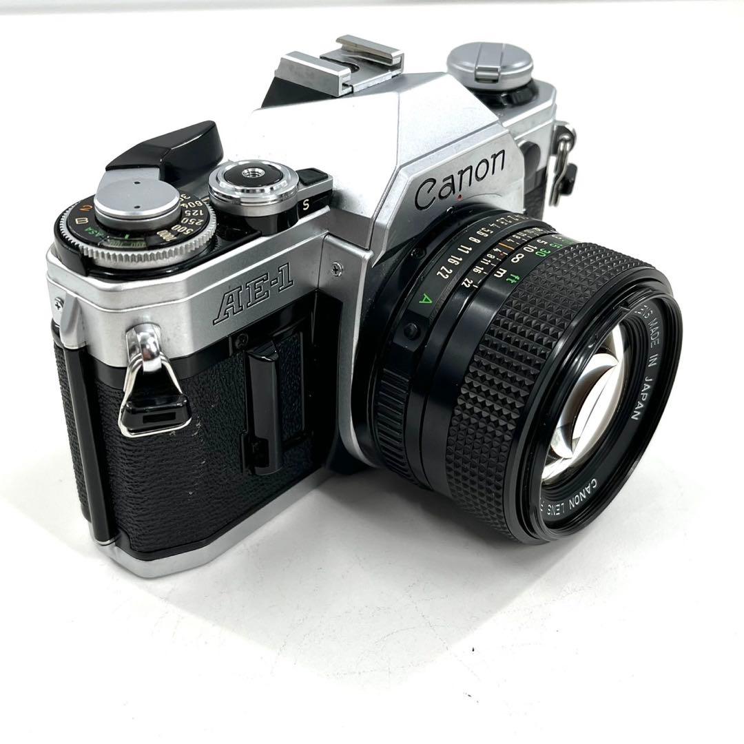 Canon AE-1 フィルムカメラ FD50mm F1.4付 シャッター確認済