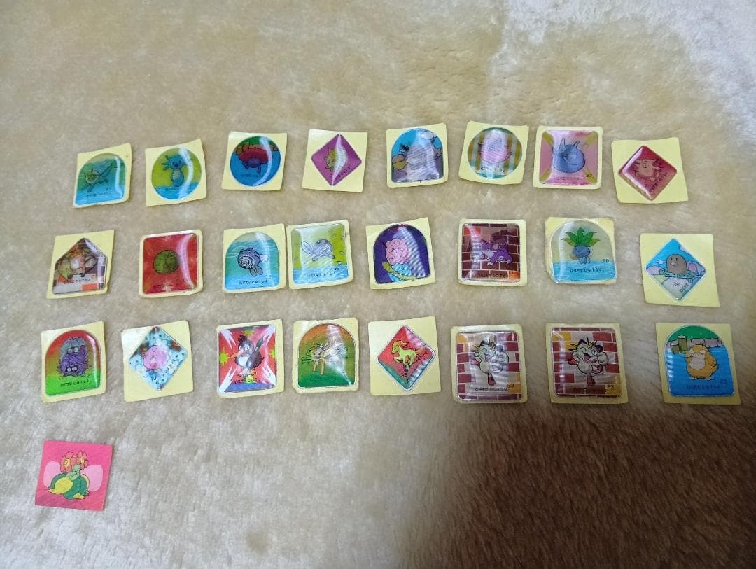 ポケットモンスター　ポケモン　イラストチェンジぷっくりシール　明治