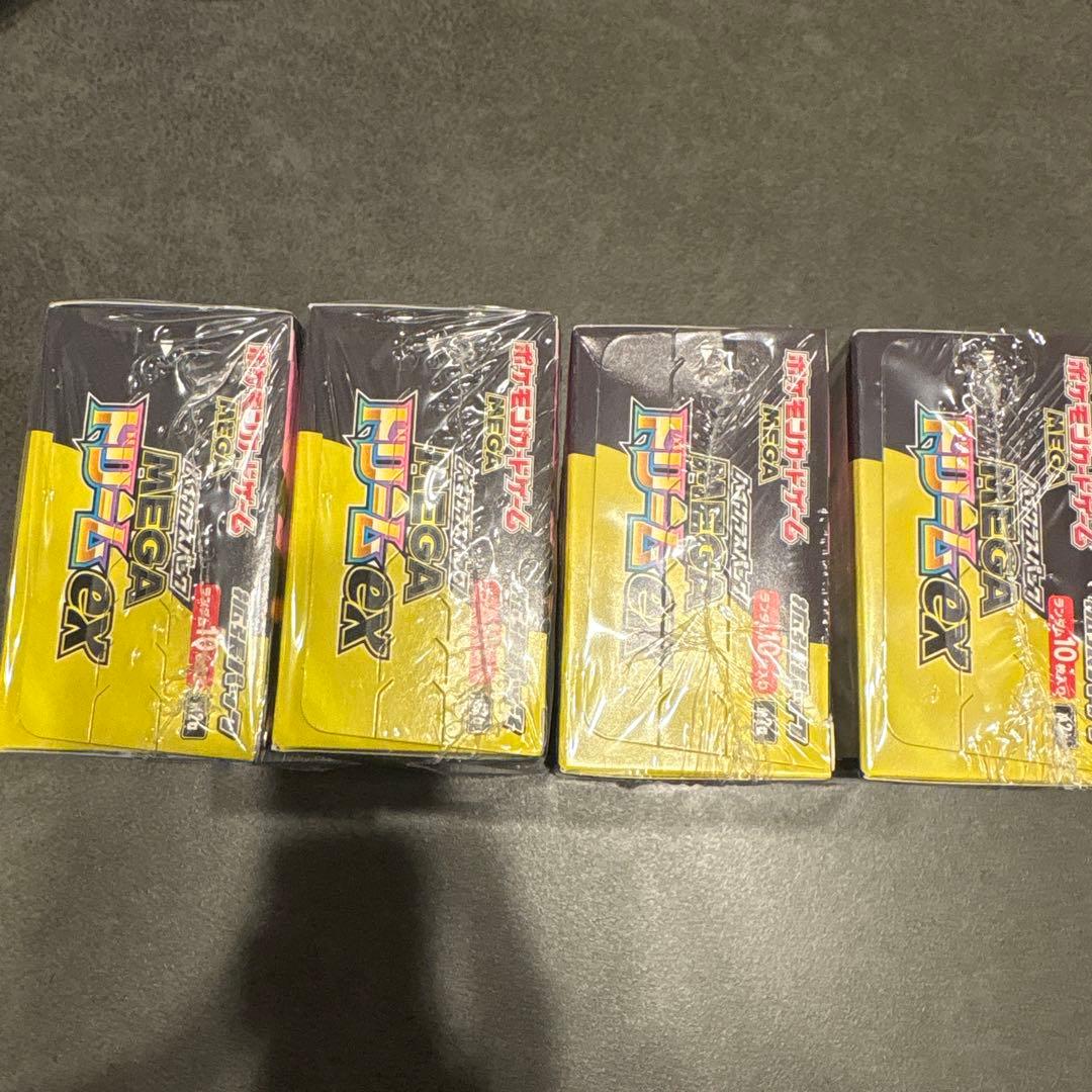 ポケモンカードゲーム MEGAドリームEX 4ボックス