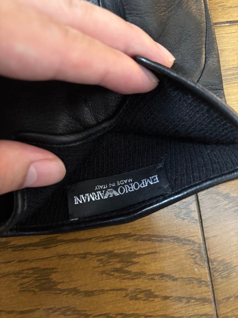 レザーグローブ Mサイズ EMPORIO ARMANI