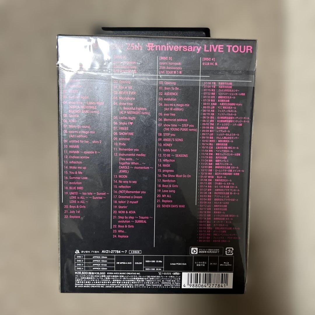 浜崎あゆみ 25周年アニバーサリー ライブ DVD