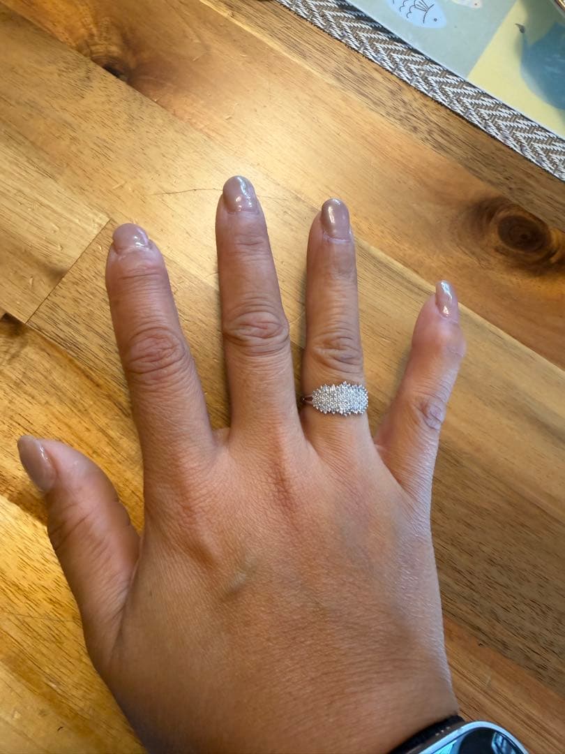 天然ダイヤモンド .50ct セッティングリング 18金ホワイトゴールド #16