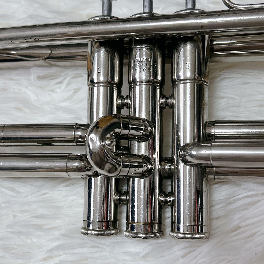 YAMAHA トランペット YTR135 ハードケース付きシルバー マウスピース