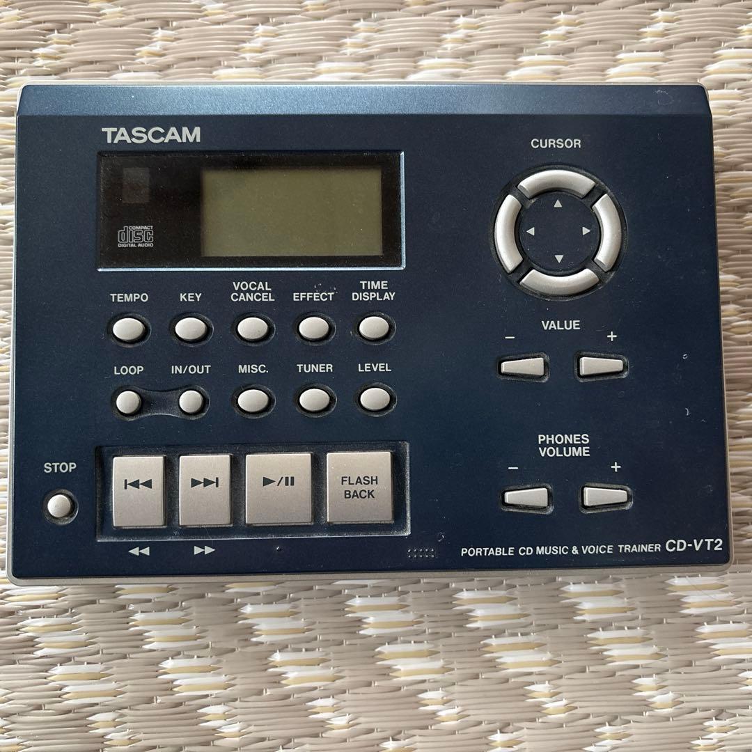 TASCAM CD-VT2 ポータブルCDトレーナー アダプター付