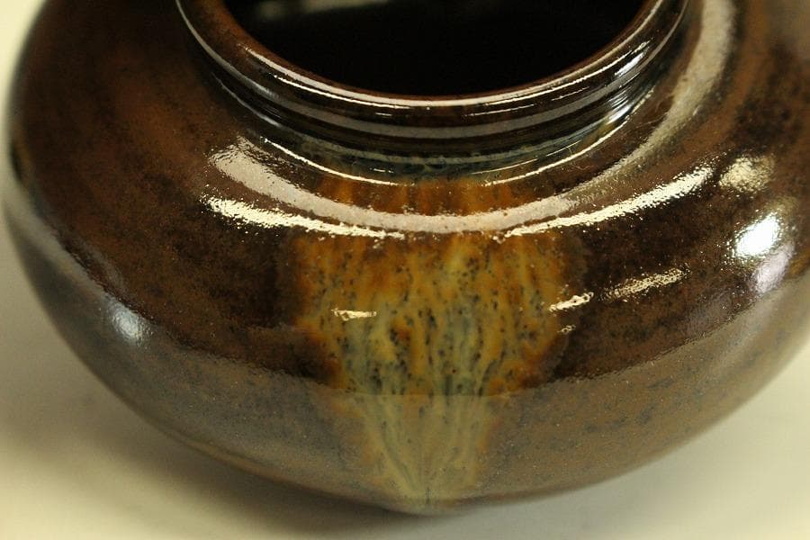 茶道具 内海 茶入 共箱(RC988)