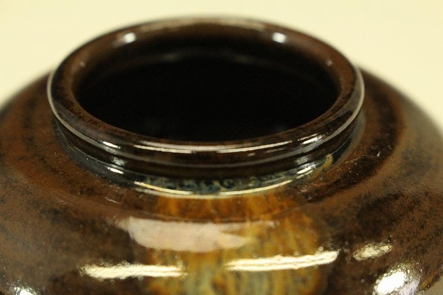 茶道具 内海 茶入 共箱(RC988)