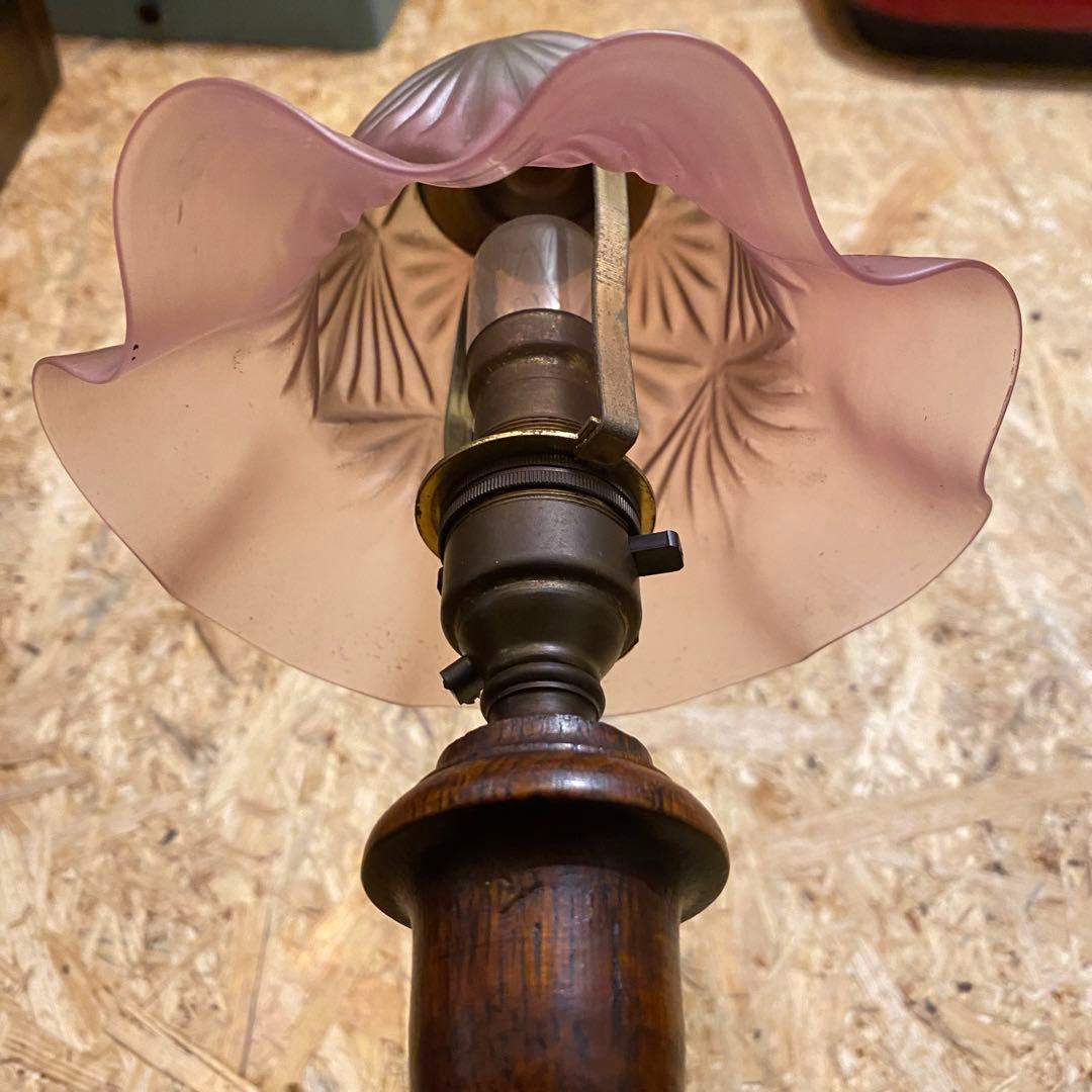 ヴィンテージ テーブルランプ　シェードランプ　照明　ライト　アンティーク