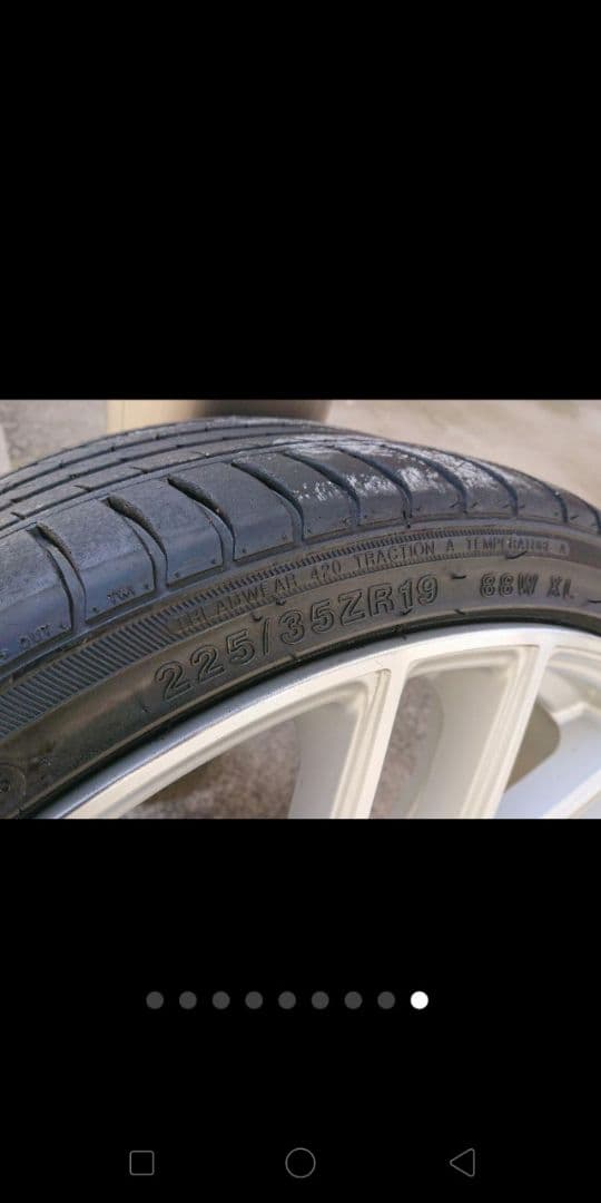 【期間限定送料込み】早い者勝ち  19インチ コンケイブタイヤ付き