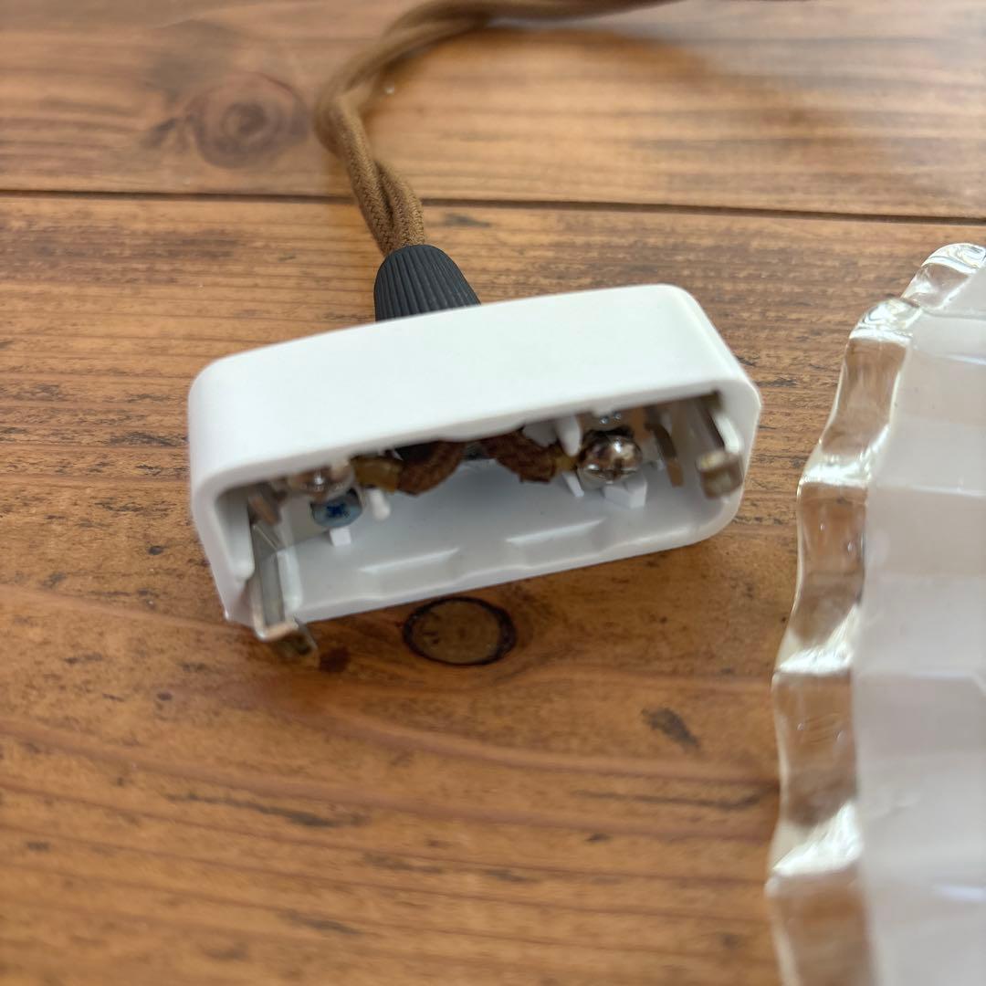 ミルクガラス ペンダントライト アンティーク レトロ照明