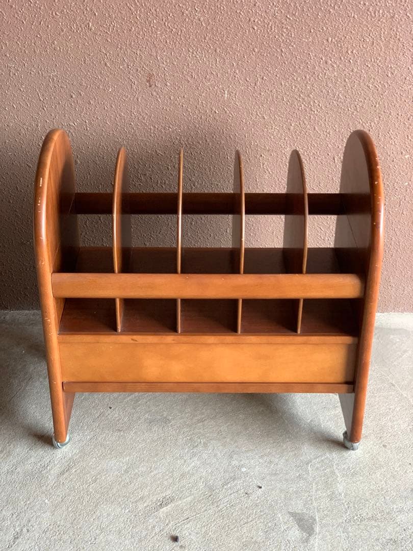 オールドカリモク マガジンラック karimoku ヴィンテージ レトロ