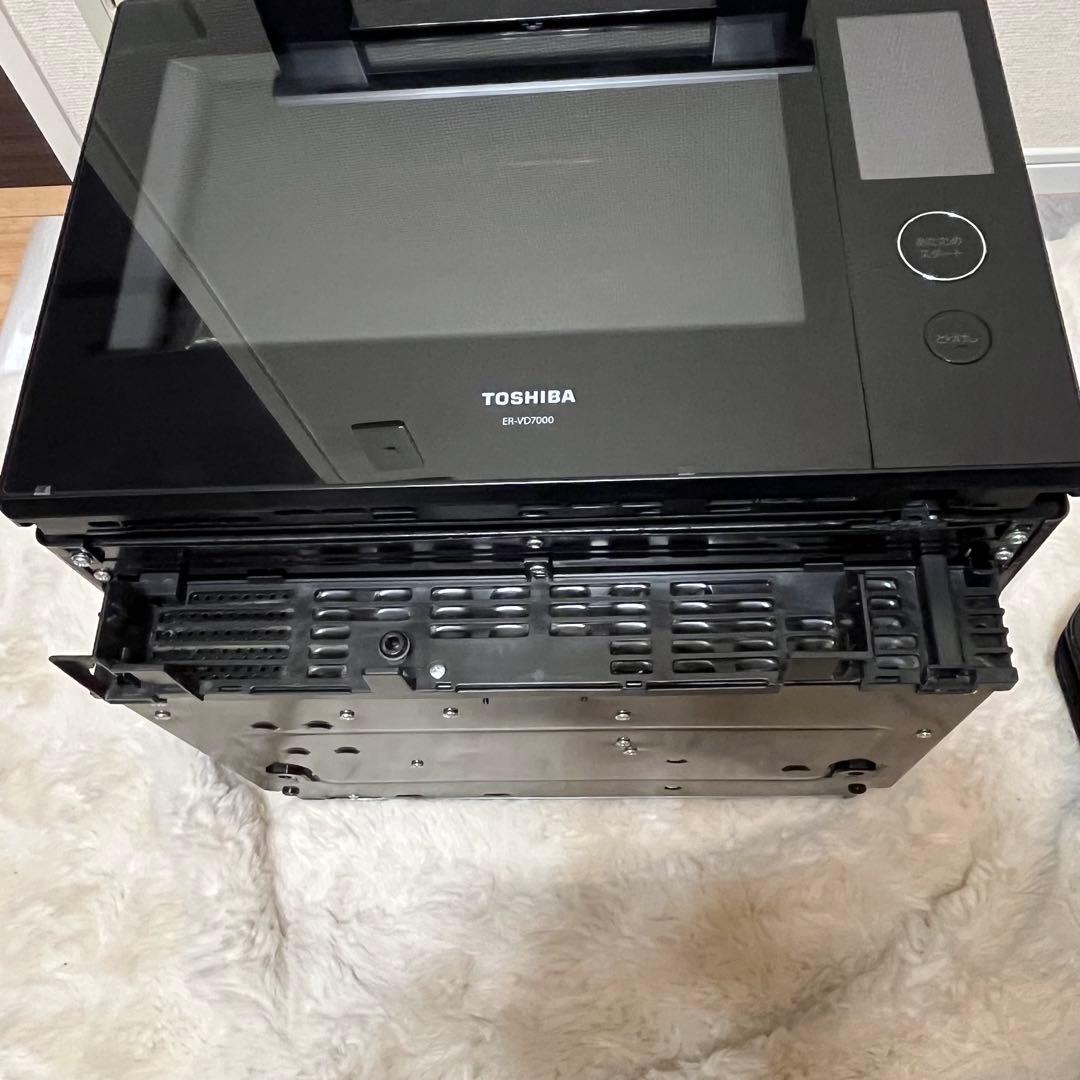 東芝 石窯ドーム オーブンレンジ ER-VD7000 2021年製　ブラック