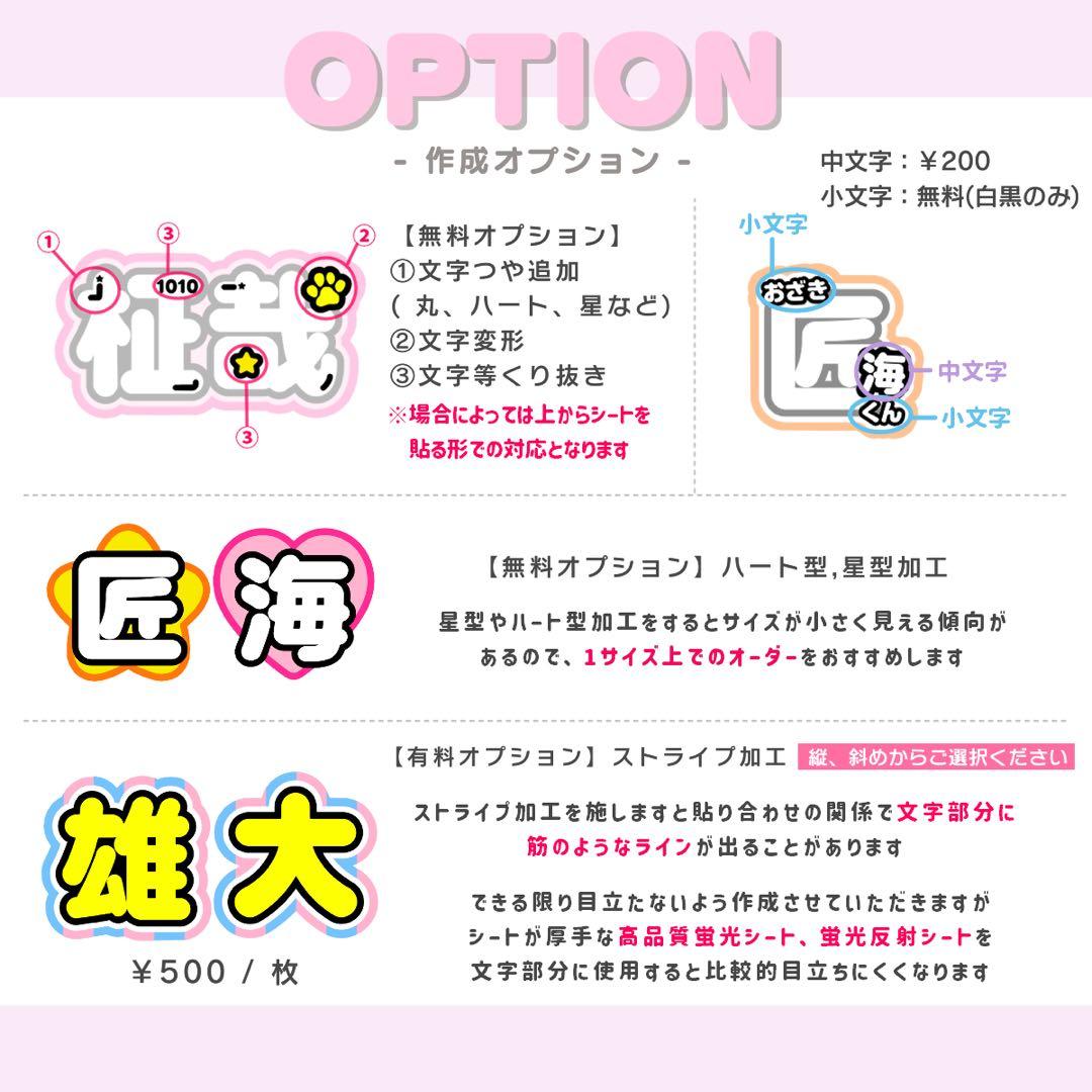 ⭐︎ うちわ文字 オーダー うちわ屋さん 文字パネル ネームボード