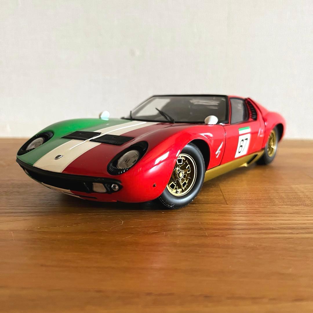 【非売品 池沢早人師】 1/18 京商 ランボルギーニ ミウラ P400＃67