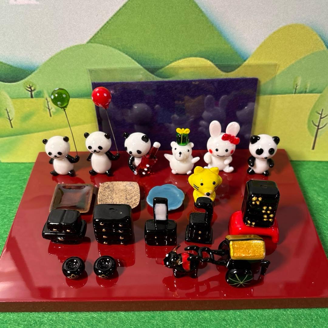 くり。　ガラス細工　ミニチュア