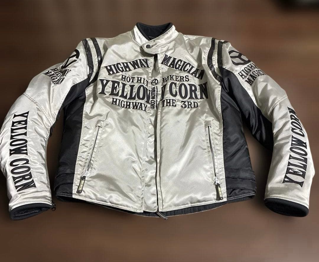 YELLOW CORN シングルライダースジャケット