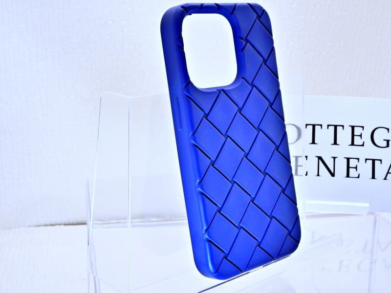 ⭐️美品　ボッテガヴェネタ　iPhone シリコンスマホケース　カバー　ブルー