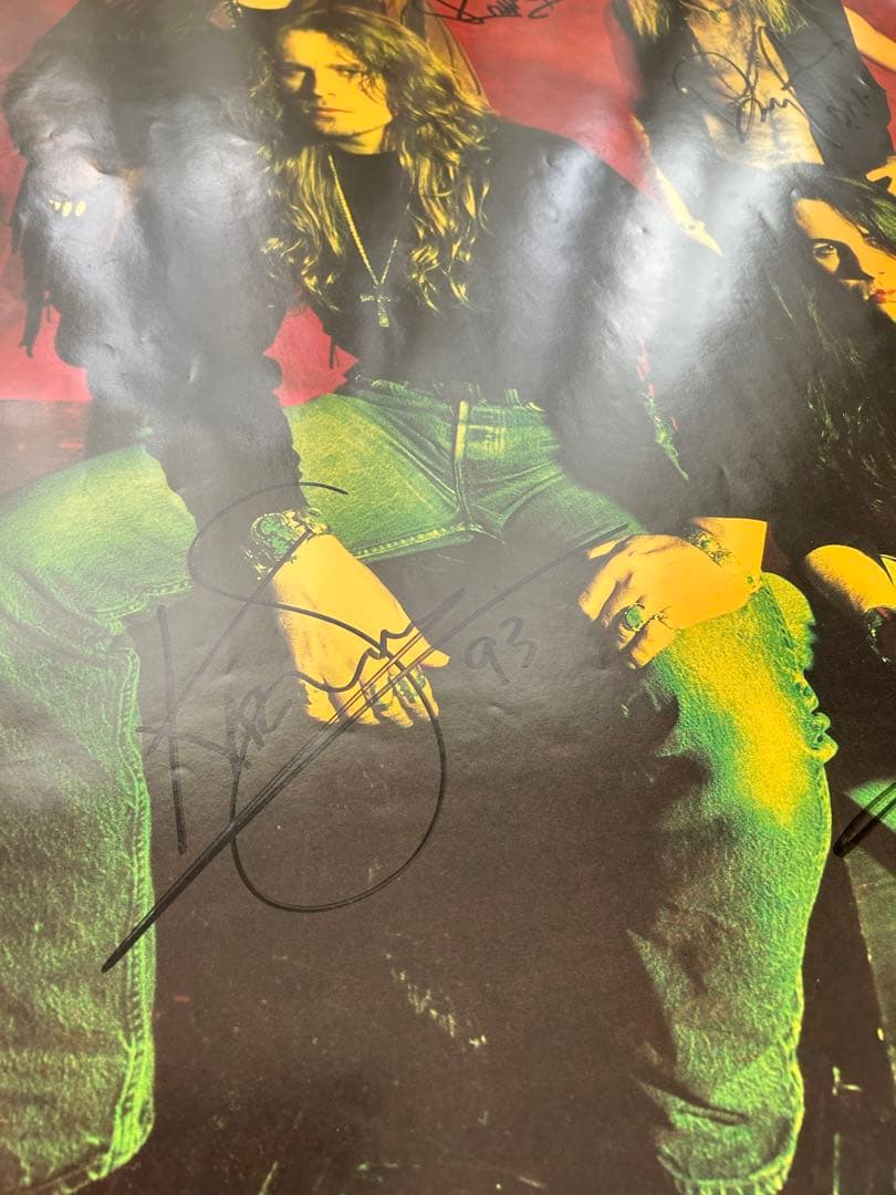 【BAD MOON RISING】直筆サイン入り ポスター+ アルミフレーム付