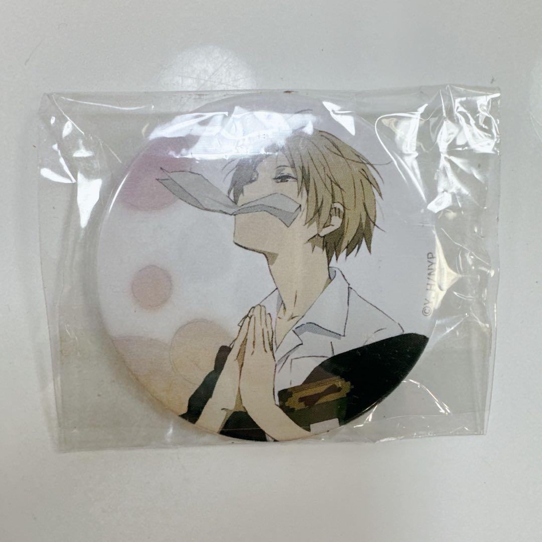 k787 夏目友人帳　劇場版　うつせみに結ぶ　缶バッジ　夏目貴志　ニャンコ先生