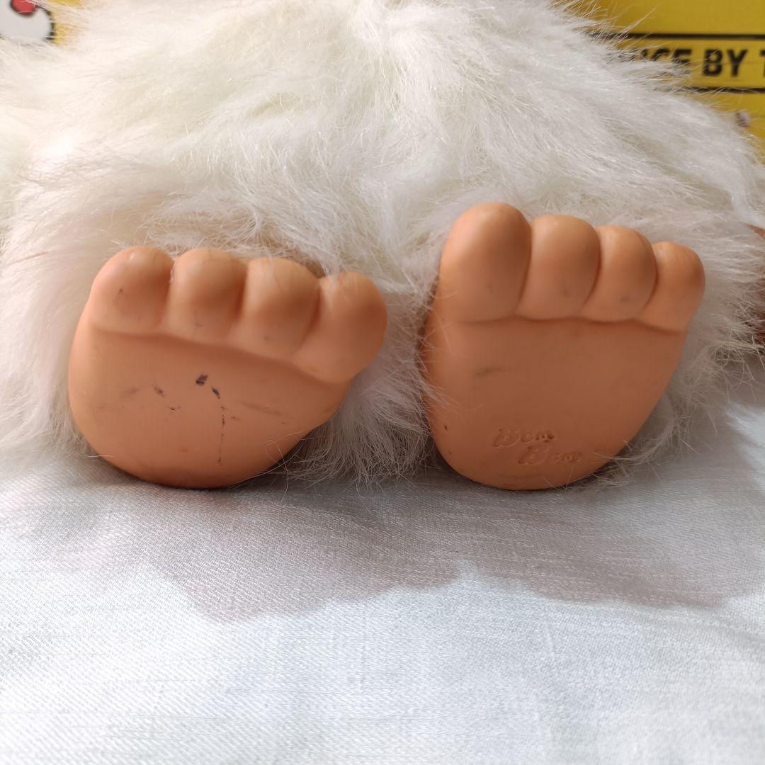 昭和レトロ　80s ベムベム　セキグチ　ソフビぬいぐるみ 雪男