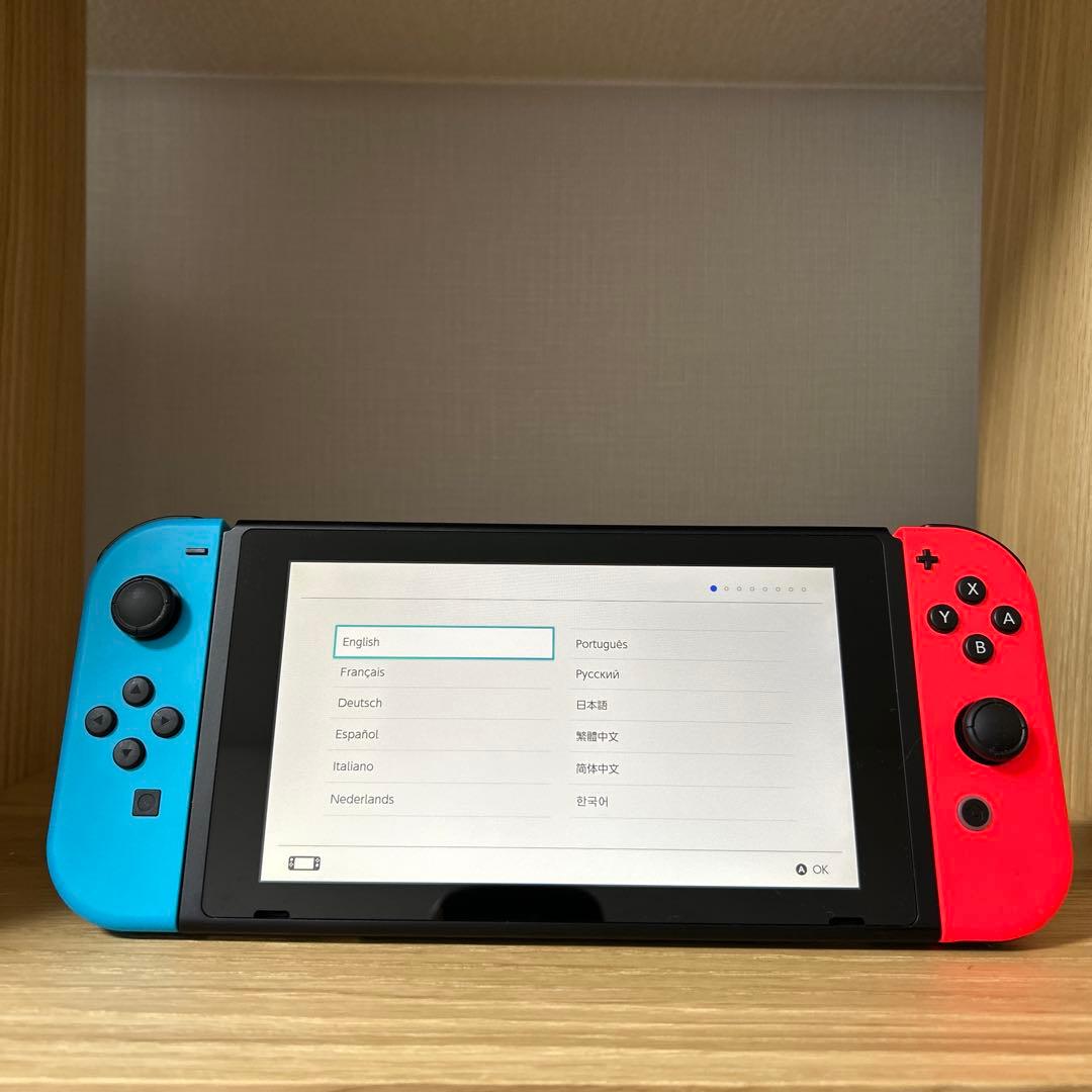 【箱無し】Nintendo Switch 本体 青/赤　had-s-jxe-c1