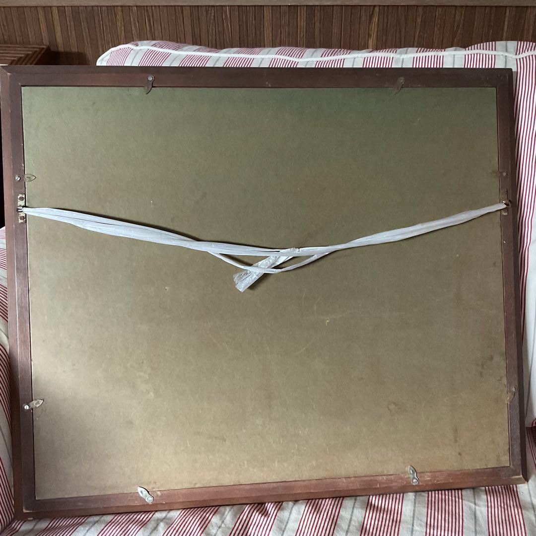 真作 油彩 郡 慧子 きょうだい 一陽会会員 現代童画会常任委員 文部大臣賞