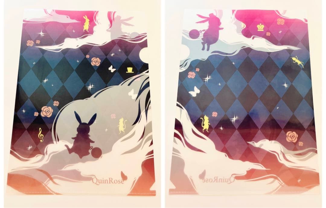 クインロゼ 通販特典クリアファイル ハートの国のアリス クリムゾンエンパイア