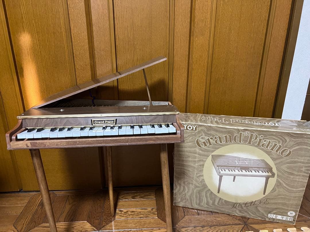 【昭和レトロ 希少】ピアノ おもちゃ グランドピアノ イノウエ　カワイ