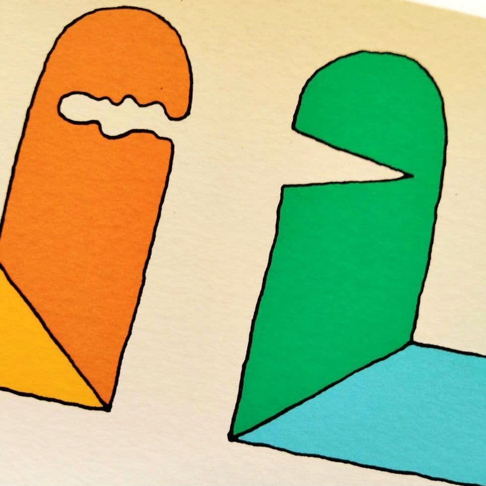 ☆ 元永定正 シルクスクリーン