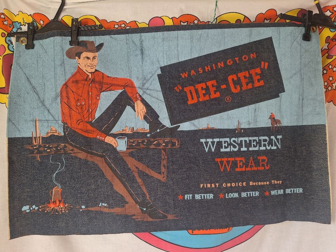 スペシャル 50's～ ワシントン DEE CEE ヴィンテージ デニム バナー