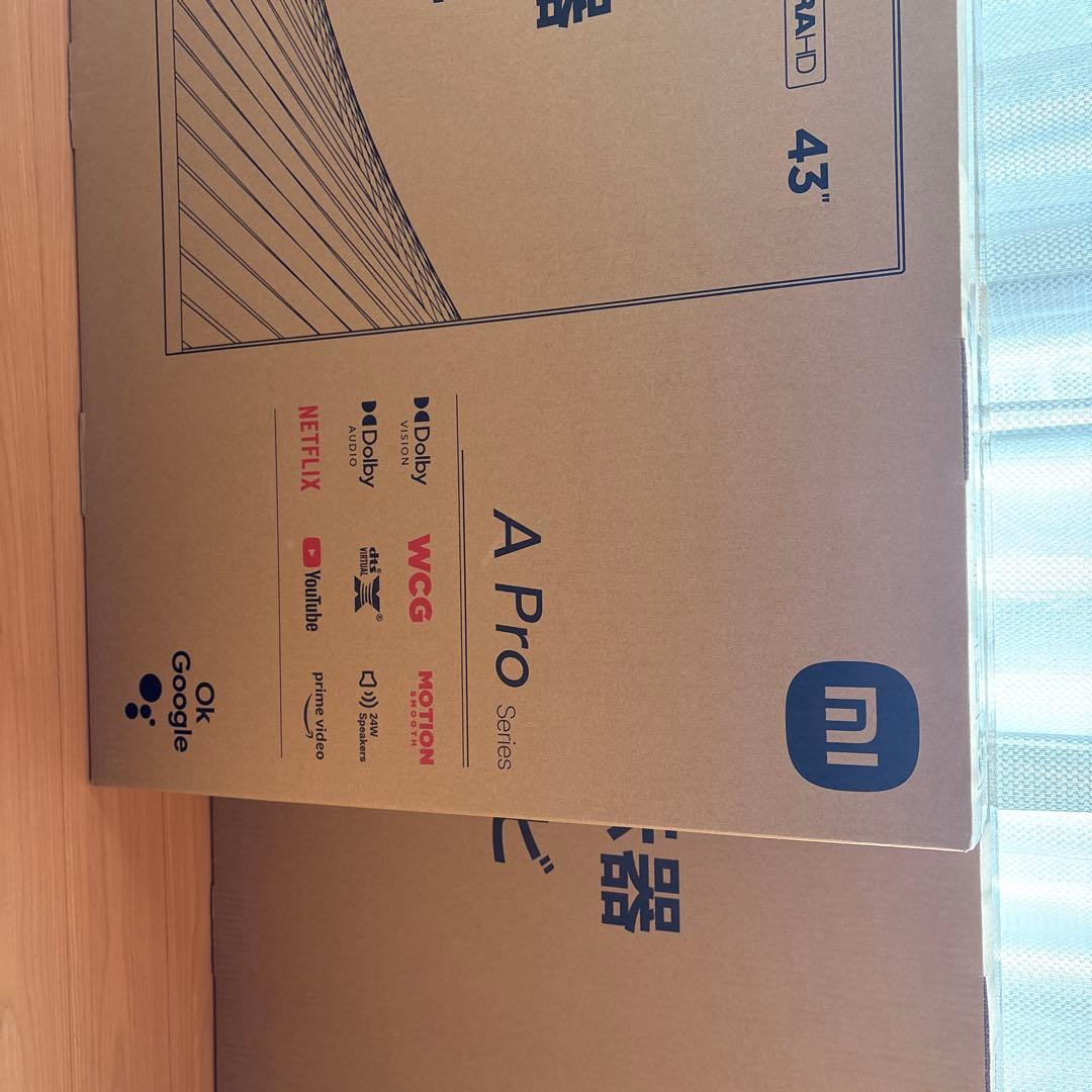【新品未開封】Xiaomi 43インチ チューナレステレビ