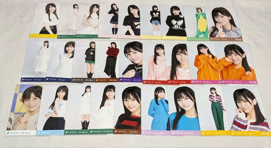 乃木坂46池田瑛紗　生写真　７４枚