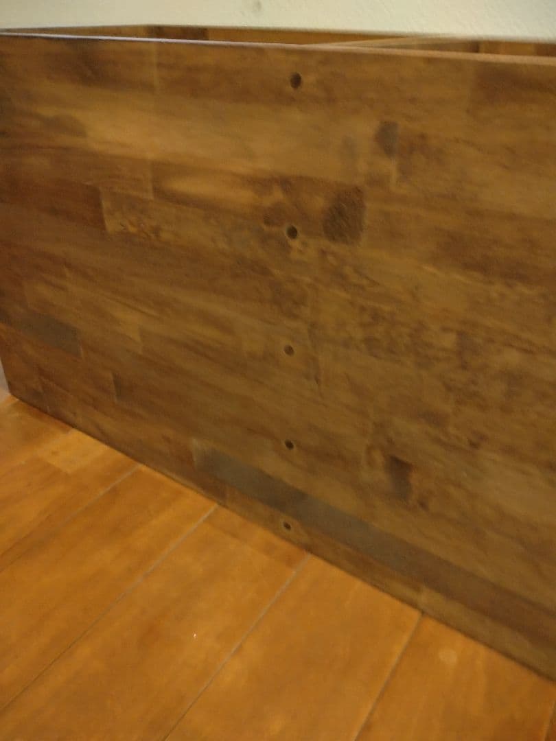 木製　ハンドメイド　オーダー　日の字　ワトコオイル　棚　水槽台　シェルフ