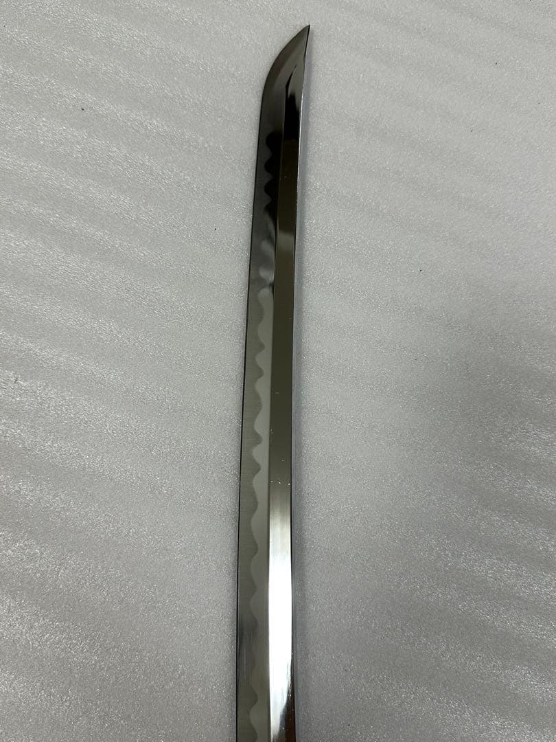 美品 模造刀 打刀 黑鞘 鞘付長さ約103cm