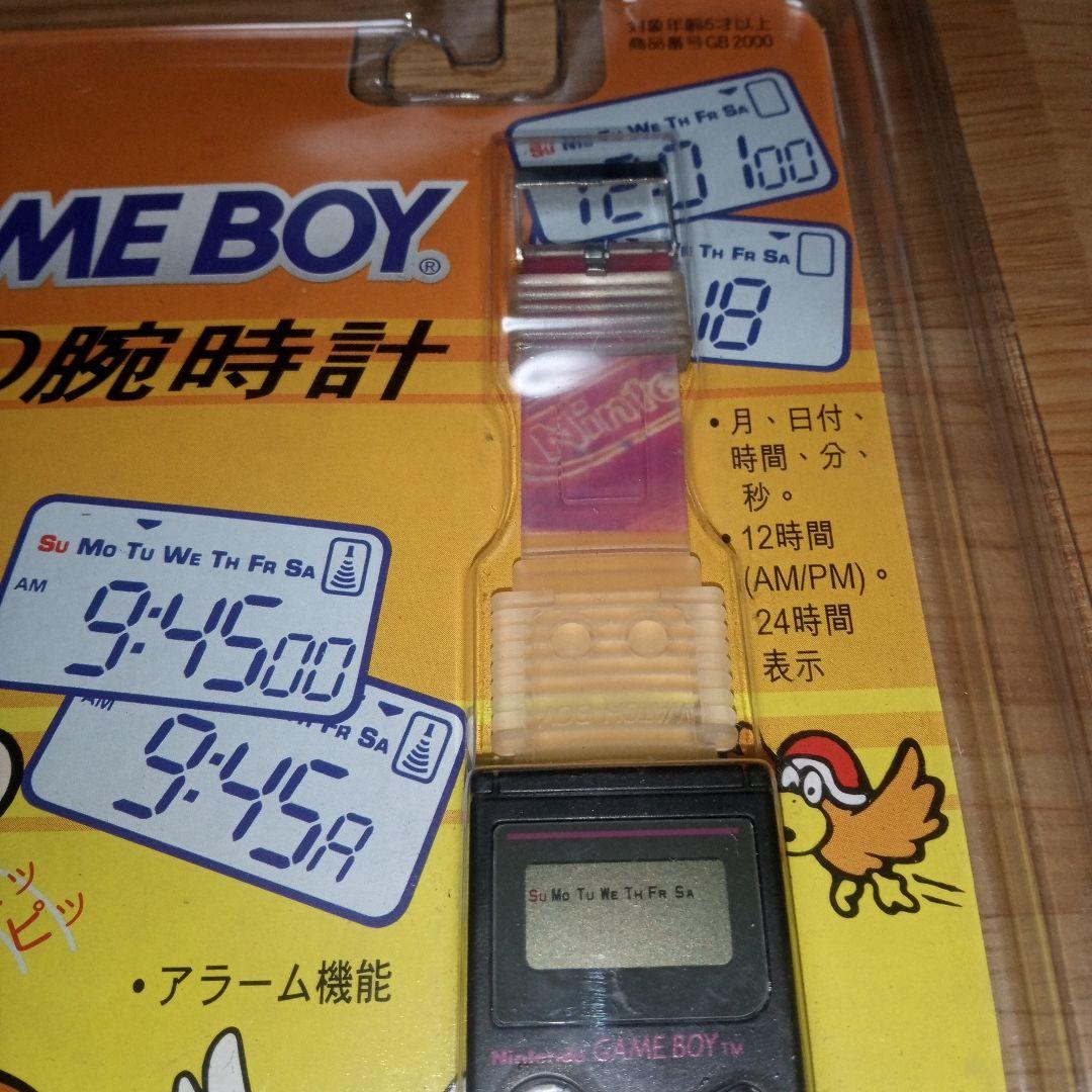 スーパーマリオ　 GAMEBOY　腕時計４本セット　未開封　当時物　任天堂
