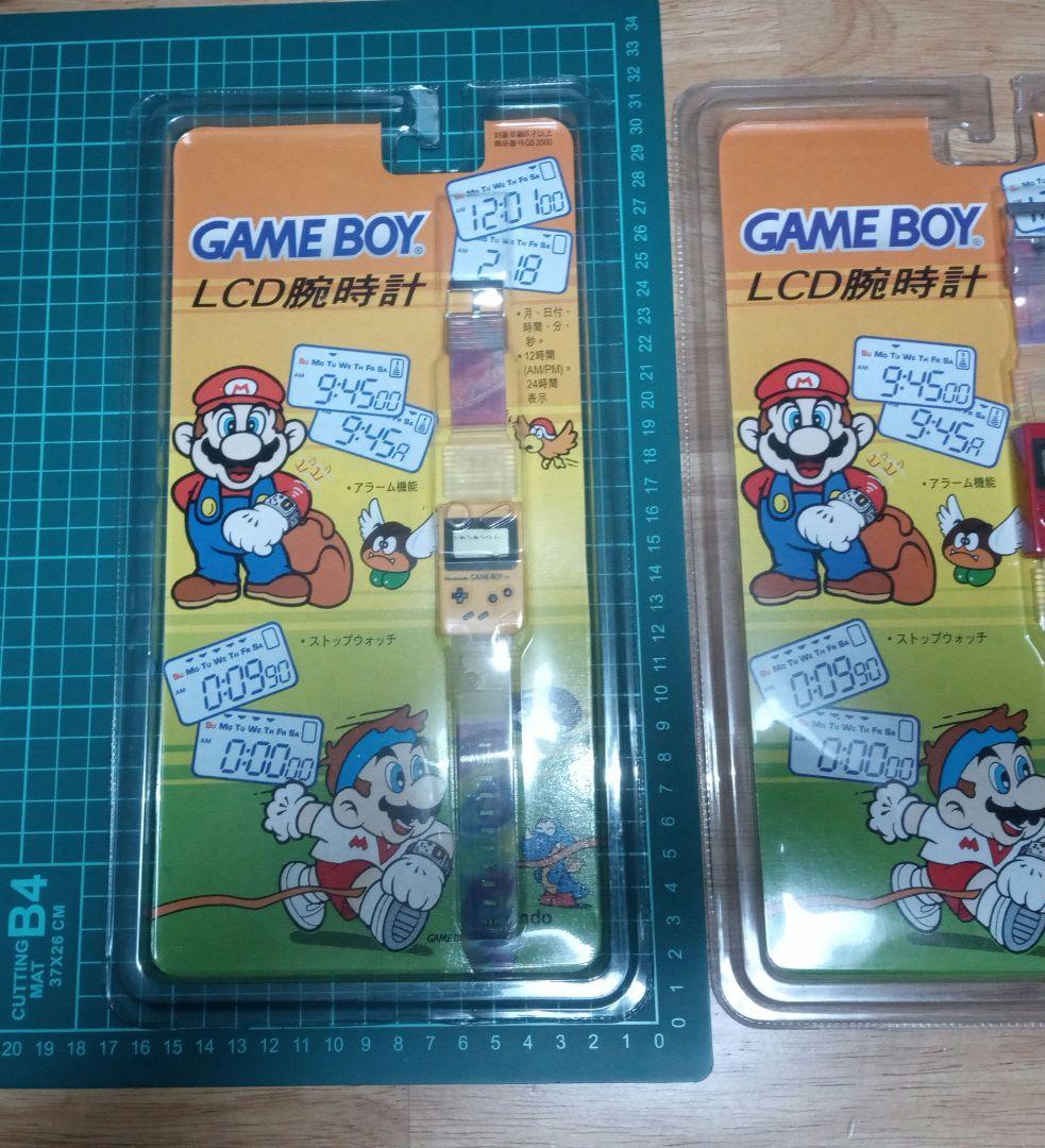 スーパーマリオ　 GAMEBOY　腕時計４本セット　未開封　当時物　任天堂