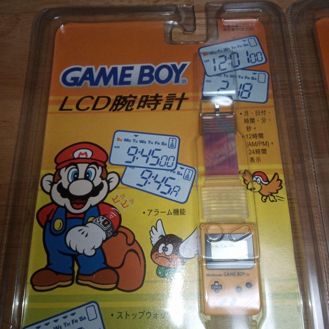 スーパーマリオ　 GAMEBOY　腕時計４本セット　未開封　当時物　任天堂