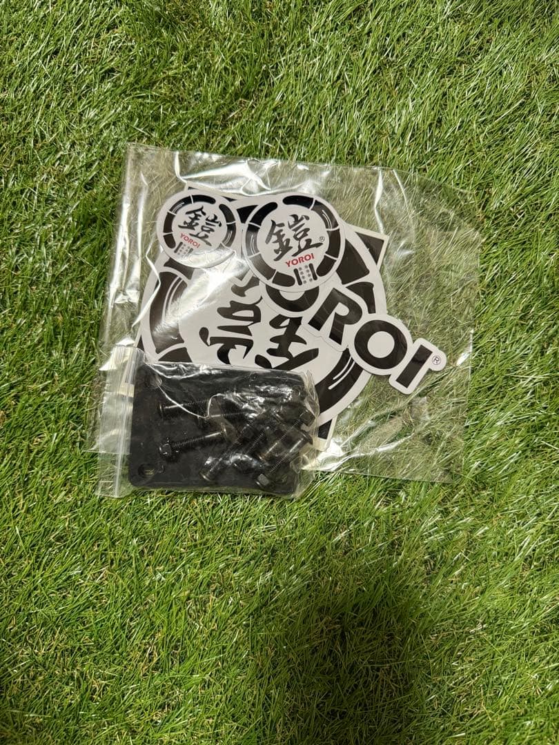 YOROI SKATE スケートボー　ド 黒　鎧 風神