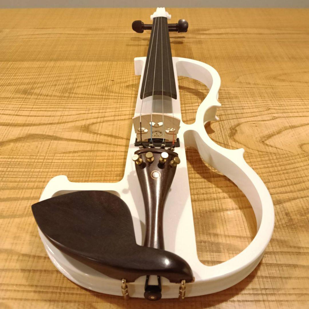 【美品】ENNBOM サイレントバイオリン  エレキバイオリン 白 4/4サイズ