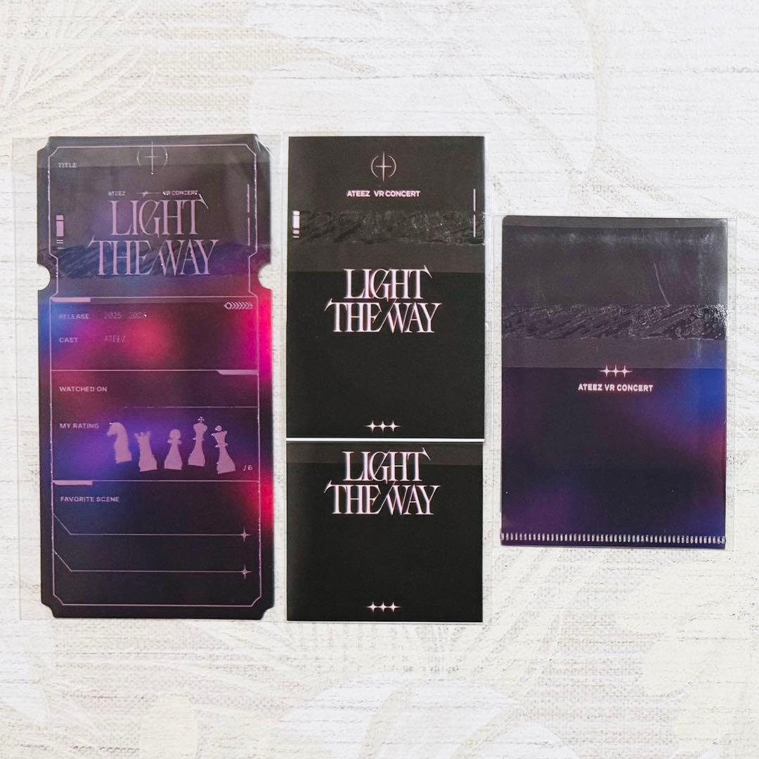 ATEEZ ソンファ トレカ VR 映画 特典 トレカ チケット カードホルダー