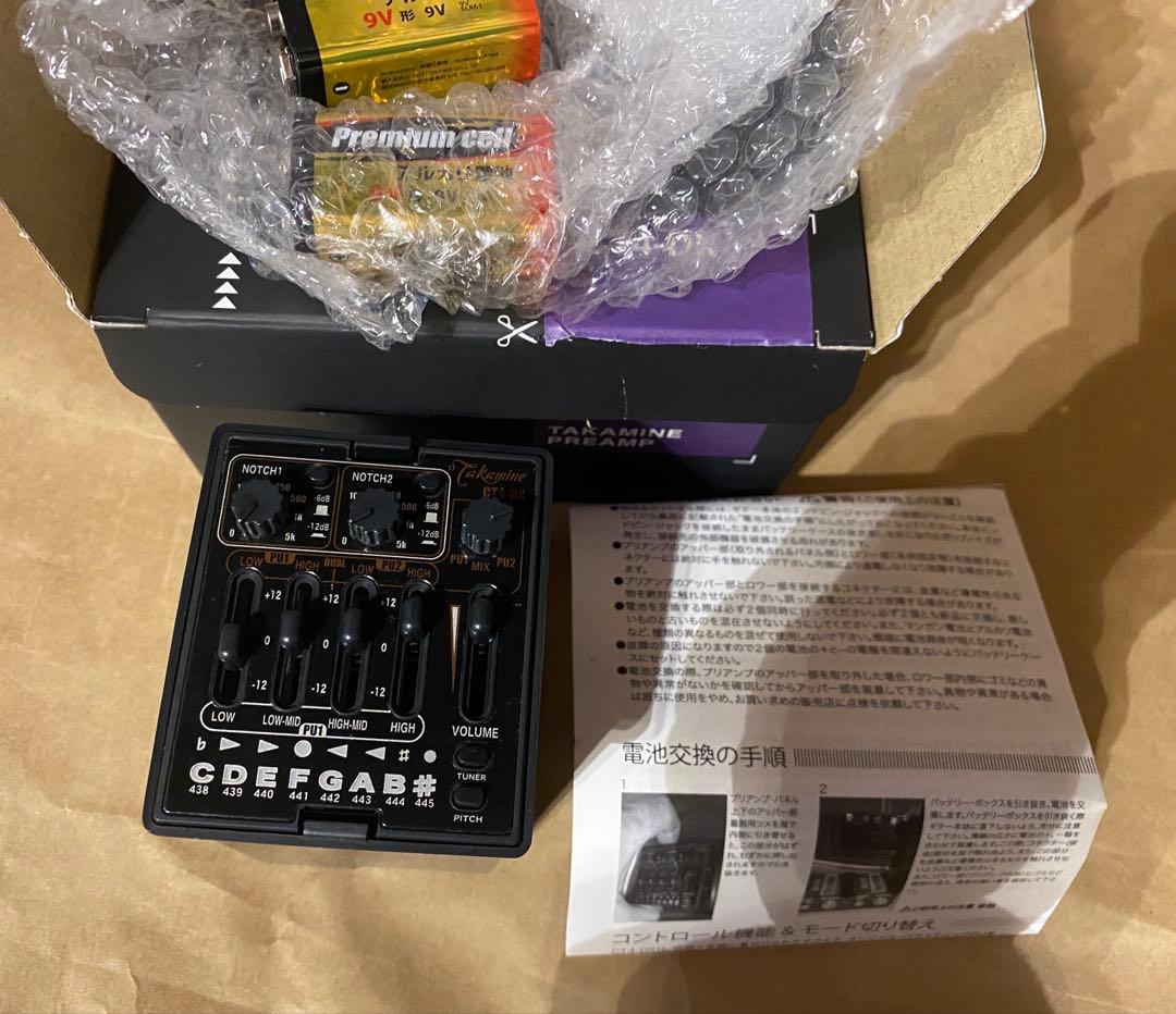 〈美品〉 タカミネ　DMP（CT-4DX）プリアンプ