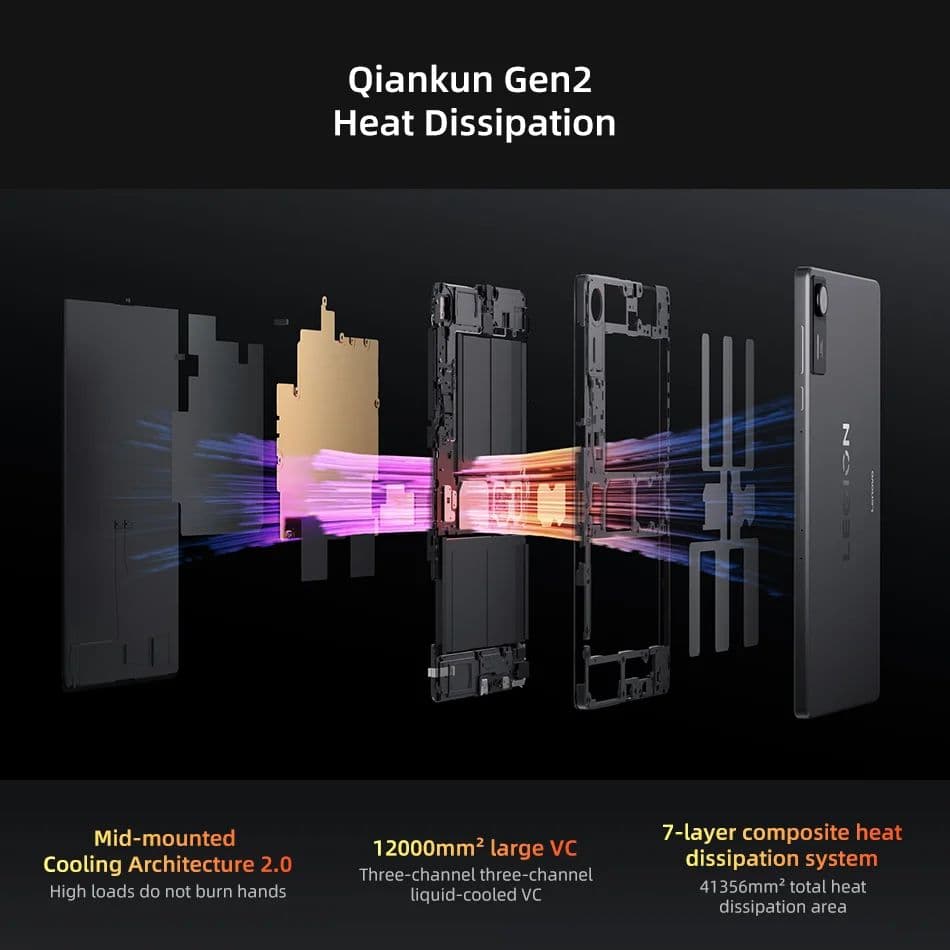 【Lenovo】Legion Y700 Gen4 ブラック 12GB/256GB