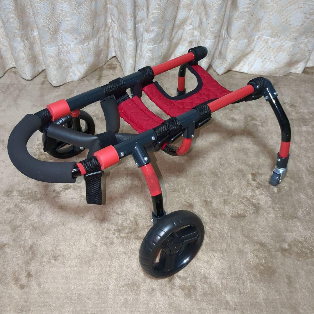 ワンちゃん4輪　リハビリ　食事補助　犬用車椅子　介護用品　犬の歩行器