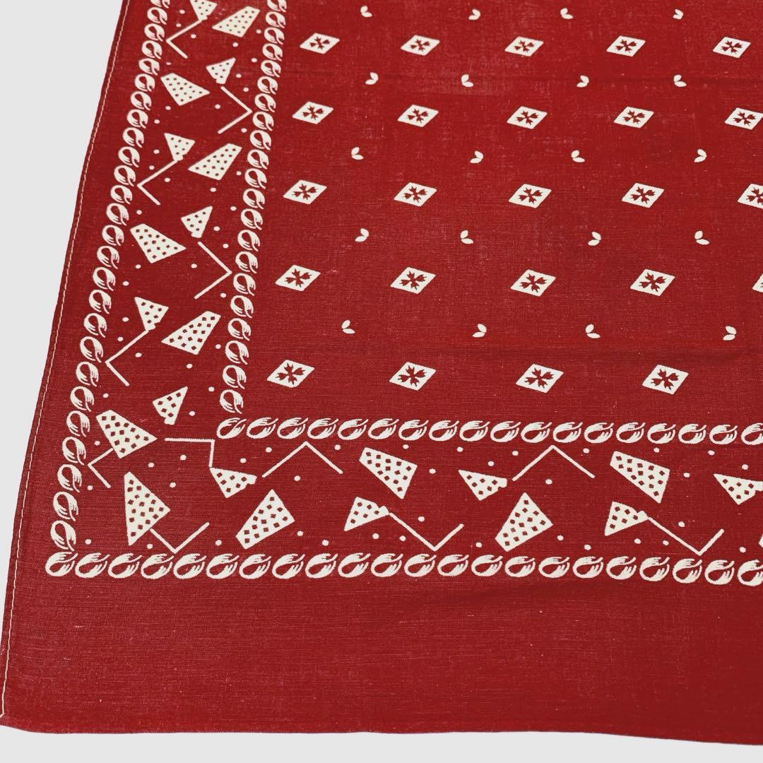 【スペシャル！】〜30年代 両耳大判 ヴィンテージバンダナ #37