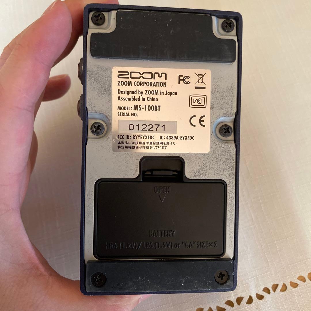 ギター ZOOM MULTISTOMP MS-100BT